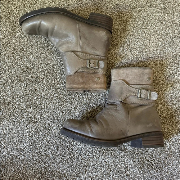 Jafa 489 Cactus Ankle Boots Size 38 Taupe Leather Sundance - Picture 11 of 11